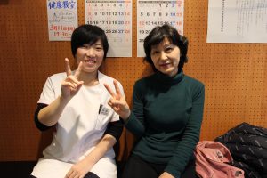 膝の痛みの患者様