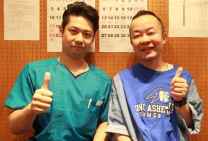 立ち仕事での腰痛の患者様