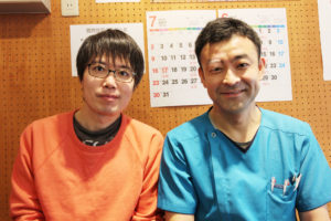 腰痛と猫背の患者様
